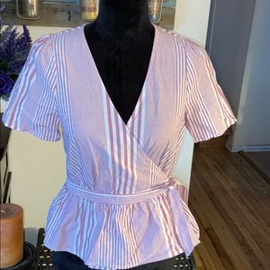 CUTE wrap around MADEWELL top!! 🎀🎀🎀🎀